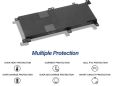 New Laptop Notebook Battery For   VvoBook  C21N1509   (7,6V 4840mAh 38Wh). 