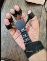Finger Gripper - Guitar Finger Exerciser Hand Strengthener Hand Trainer - Hand Gripper - Exercise Tool - Silicone Made Strong Body Building - Grip training equipment. 
