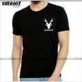 Markhor Logo T Shirt For Mens Printed T-Shirt Half Sleeves Round Neck Tshirt. 