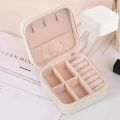 Jewelry Organizer Box for Travelling Leather Box Hair Accessories PU Leather Small Jewelry Box, Travel Portable Jewelry Case for Ring, Pendant, Earring, Necklace, Bracelet Organizer Storage Holder Boxes Mini Jewelry Box Girls Women. 