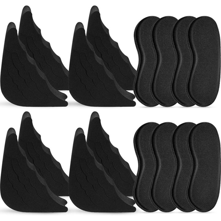 OIMG%204%20Pairs%20Of%20Shoe%20Padding%20And%204%20Pairs%20Of%20Heel%20Grip%20Padding%20%20Adjustable%20Shoe%20Pads%20%20Soft%20Sponge%20%20Big%20Toe%20Plug%20%20Foot%20Support%20Pad%20%20Men'S%20And%20Women'S%20Lightweight%20Flat%20Sneakers%20%20Black%20-%20Image%203