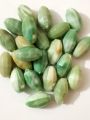 Green Marble Cylinder Cut Plastic Beads. 40gms Beads, Stunning Beads For DIY Jewelry Making, Jewelry, Dress Accessories, Crafts, and Home Décor. 