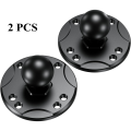 1Inch Ball Mount Base with Aluminum Alloy AMPS Hole Round Plate & 1Inch TPU Ball Adapter for RAM Replacement. 