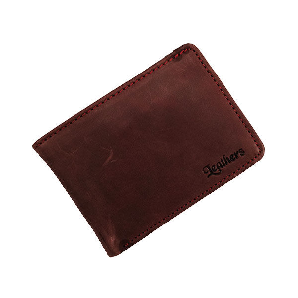 Small Size Mehroon Leather Wallet