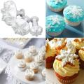 3 Pcs Cake Cutter Snowflake cookie Cutter Decorating Tools. 