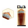 Keep Smiling A5001 13 pcs long round handle pointed shape painting brush. 
