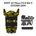 sony 24 70mm f2.8 GM II sticker skin not pouch or cover. 