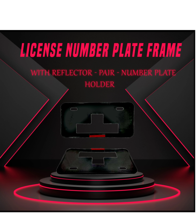 Number Plate Frame- Fancy Car Number Plate Frame- Protect your Original License Plate