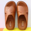 Pure Leather slippers for men-High quality causal chappal for men. 