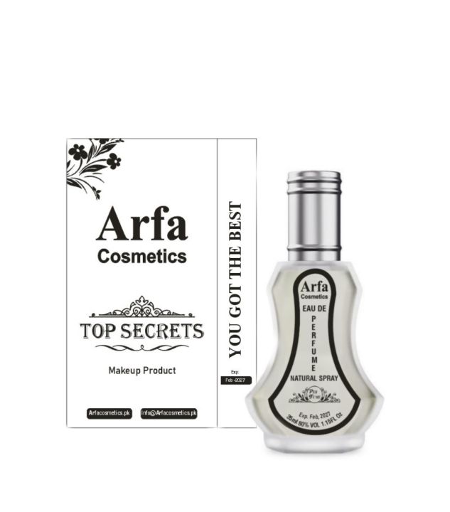 Arfa Cosmetics Perfume Eau de Natural Spray Long Lasting Perfume For Men Women Perfume FourGirls 35Ml