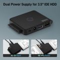 FIDECO SATA/IDE to USB 3.0 Adapter, Hard Drive Adapter Cable Converter for Universal 2.5/3.5 Inch SATA and IDE HDD, 2.5 Inch SSD, 5.25-Inch DVD-ROM/CD-ROM/CD-RW/DVD-RW/DVD+RW. 