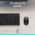 LOGITECH M190 FULL-SIZE WIRELESS MOUSE Black. 