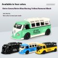 1:32 Volkswagen Bus T1 Modified Alloy Diecast Scale Metal VW Collection Car Models Vehicle Kid Toy Car Holiday Gifts Box Present. 