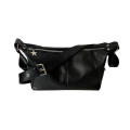Star Pattern Gothic Handbag Casual Chic Y2K Aesthetic Korean Crossbody Bag Black Vintage Harajuku Purse for Women's Fashion Daily Matching Urban Outfit Trendy Look Accessorizing Outfits. 
