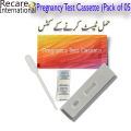 Pregnancy test Kits (Pack of 5 Cassette). 