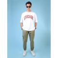 GROOVY Chicago Bulls Oversized T Shirt White For Men And Women. 