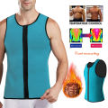 Men Body Shaper Waist Trainer Vest Slimming Shirt Sauna Sweat Vest Compression Undershirt Shapewear Fat Burner Workout Tank Tops. 
