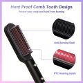 2 in 1 Electric Hair Straightener Curler Heating Styling Comb Straightening Brush - Multicolors. 