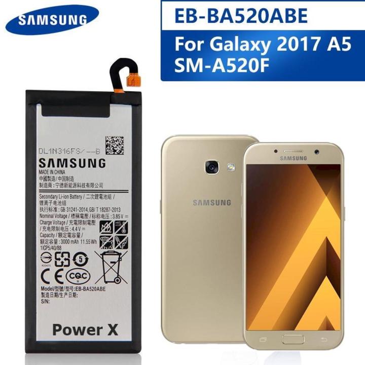 Samsung Galaxy A5 2017 (SM-A520F) Battery Replacement EB-BA520ABE Battery with 3000mAh Capacity_Silver
