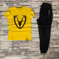 MARKHOR Tracksuit for Men printed half Sleeve T-Shirt & Trouser for Summer Collection Elegant Trendy Wear. 