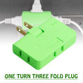 3 In 1 Universal Rotating Wall Socket and | 2 Pin Shoe Male Plug Switch | For Homes Offices Travel Kitchen. 
