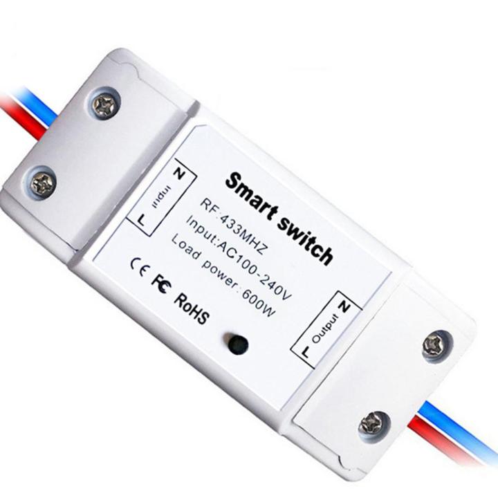 433 RF on-off smart switch 110-220V device Wireless Receiver Remote Control Switch Smart home Modification Remote Control Switch brand new and high quality