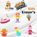 Best Quality Circus Theme Erasers Set For Kids, Amusement Park, Clown, Ferris Wheel, Horse Erasers Set. 