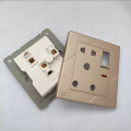 Power Plug 16A China Fitting Sheet China Switch Board - ECM Metal Series. 