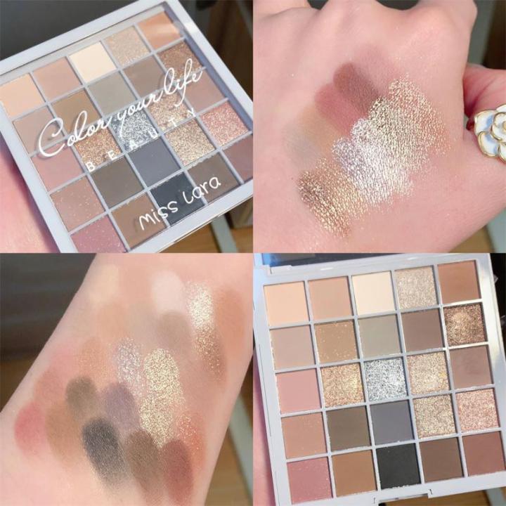 Miss%20Lara%2025%20Color%20Eyeshadow%20Palette%20Pearly%20Matte%20Shimmer%20Shiny%20-%20Image%202