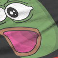 Poggers women tshirt Pepe frog animal girls Y2K graphic tops o neck polyester female T shirt humor gift. 