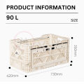 BigANT Smart Crates 90L Front Door Open Folding Box Korea Famous Camping Outdoor Life Home Living Folding Box. 