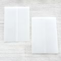 Pre-folded Vellum Jacket, Customized Transparent sheets, Vellum Wrap, Hand Folding Vellum Jacket, Customize Size Vellum Jacket. 