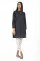 EGO Winter Collection 2019  Ruffle Neck  Black Cotton Kurti For Women. 