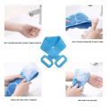 Bath Shower Silicone Body Brush Belt | Soft Exfoliating Back Scrubber | Deep Cleaning Body Brush (Random Color). 