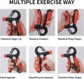 Histro Automatic Counting Hand Gripper Adjustable Resistance Automatic Counting Non-Slip Hand Grip Strength Trainer Fingers Wrist Forearm Exerciser Workout Gear Home Gym Exercise Equipment   Hand Gripper 5-60KG  Automatic  Non-Slip hand strengthen. 