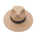 Women Men Summer Trendy Beach Sun Straw Panama Jazz Hat female Cowboy Fedora hats Gangster Cap chapeau Children boy hat sunhat. 