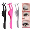 Eyelashes Auxiliary Clip Tweezers Stainless Eye Lashes Eyes Makeup Tool Holder. 