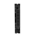Mini Dual 12 Level Indicator LED Light Bar VU Meter Stereo Amplifier Board Adjustable Light Speed Board with (A). 