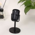 OUMERY Vintage Microphone Prop,Plastic Fake Microphone,Retro Microphones for Costume & Role Play,Antique Microphone Stage. 