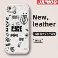 JIUMOO For iPhone 6 iPhone 6s Case Fashion Tide Brand Thin Leather Soft Silicone Full Lens Camera Protect Cases Shockproof Back Cover Casing Softcase For Boy. 