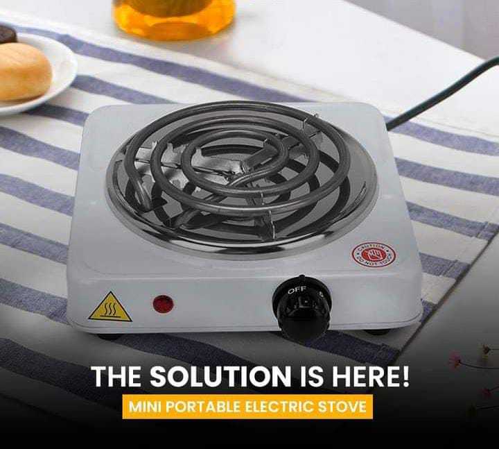 RAF Electric Stove & Hot Plate with Fast Heat Up  1000w - Cooker - Automatic on off & Easy to clean