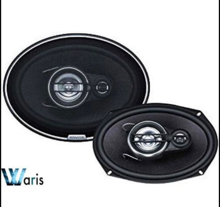 Kenwood KFC-HQ718Ex 7x10 3-Way coaxial flush mount car speakers, 400W, 7x10inch, best price in pakistan