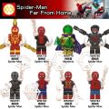 Compatible with Lego Super Hero Spider-Man Series Mysterious Guest Scorpion King Spider Gwin Sea King Puzzle Assembling Building Blocks. 