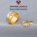 Trendy Heart shape rings for couples/girls. 