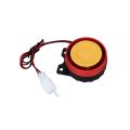 MR Master Racing Alarm System of Motorcycle Universal Anti Theft Security Alarm System with Dual Remote Control Engine Start for all Motorcycles (Double Buzzer). 