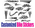 Customized Bike Stickers. 