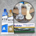 Industrial Heat Resistance Cold Weld Metal Repair Paste A&B Adhesive Gel. 