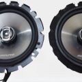 ORIGINAL ALPINE CAR DOOR COAXIAL COMPONENT SPEAKERS 2WAY.. 