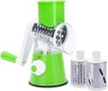 New 3 in 1 Vegetable Cutter, Multifunctional Vegetable Slicer, Drum Slicer for Kitchen - Manual Hand Cutter - Drum Grater Machine kaddu kash. 