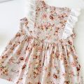 Princess Lace Baby Girls Sleeveless Dress Cute Flower Cotton Infants Kids Girls Dresses Summer. 